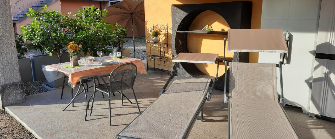 Ferienwohnung Gallo Mit Ueberdachter Terrasse Parkplatz 100 Mtr Z Strand Cannobio Ngoại thất bức ảnh